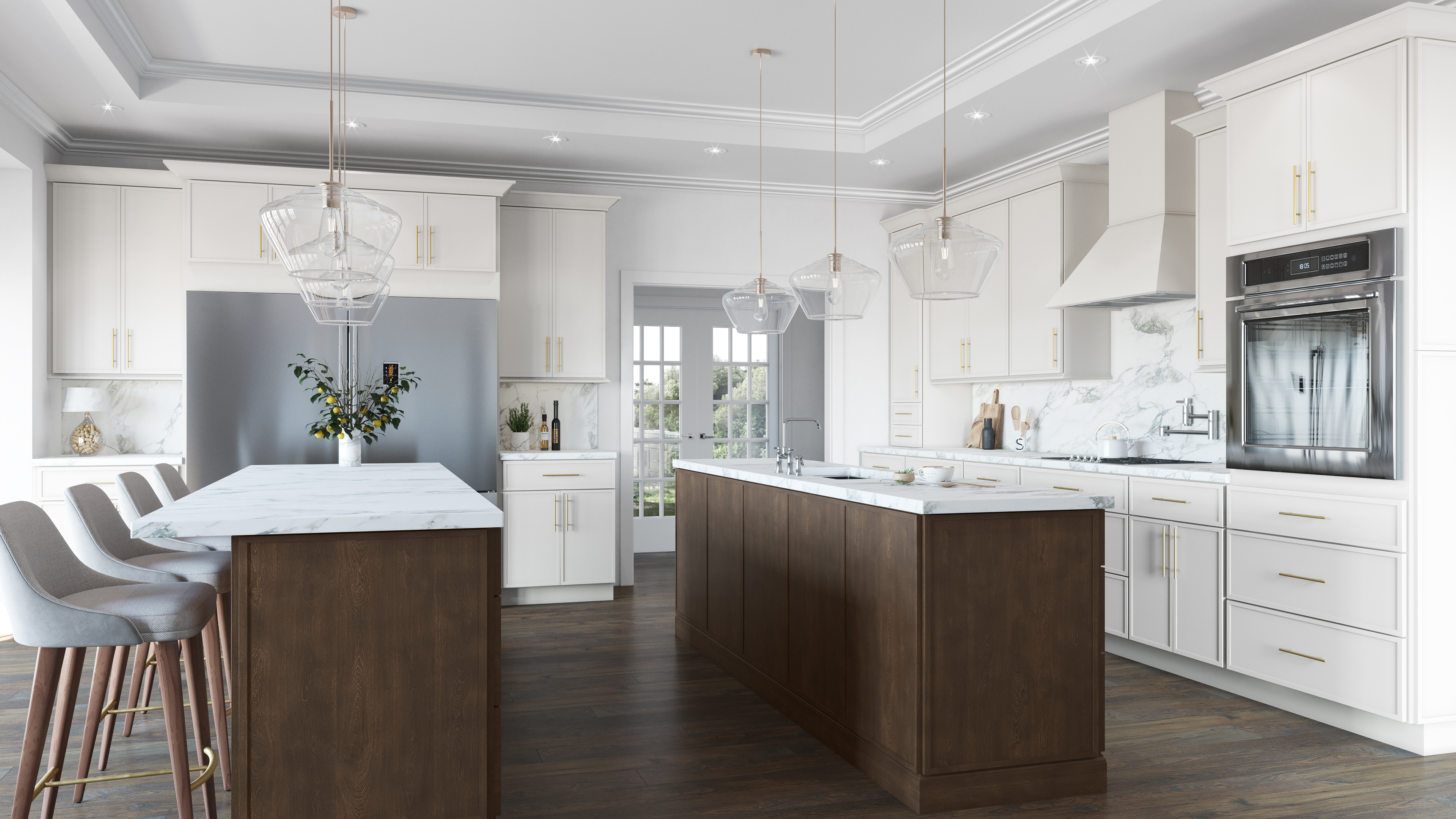 Large Image Fabuwood Kitchen Luna Dove